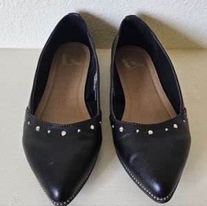 Black Studded Fashion Flats/ BRAND NEW